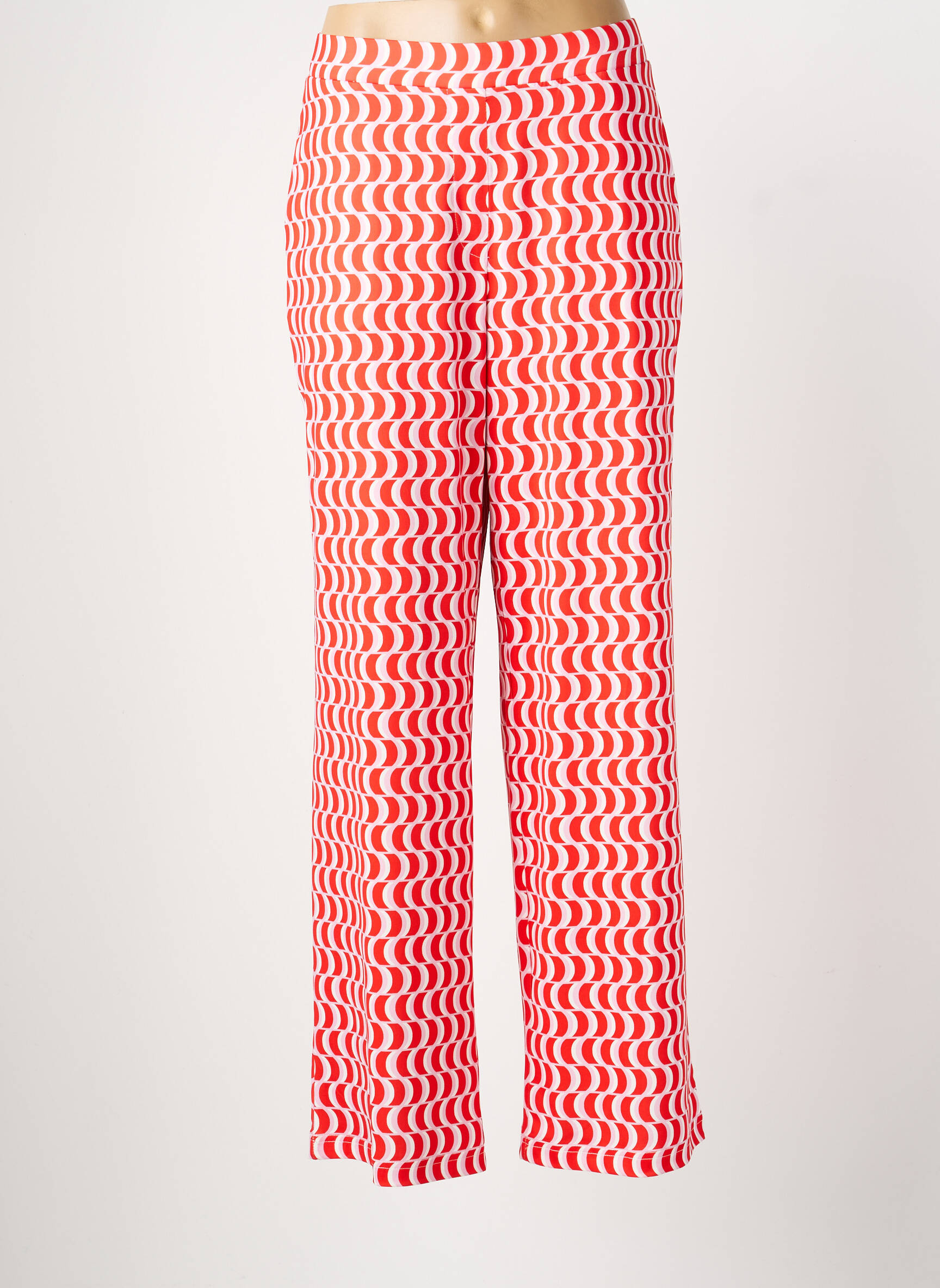 Pantalon droit stretch taille normale rouge GERRY WEBER femme