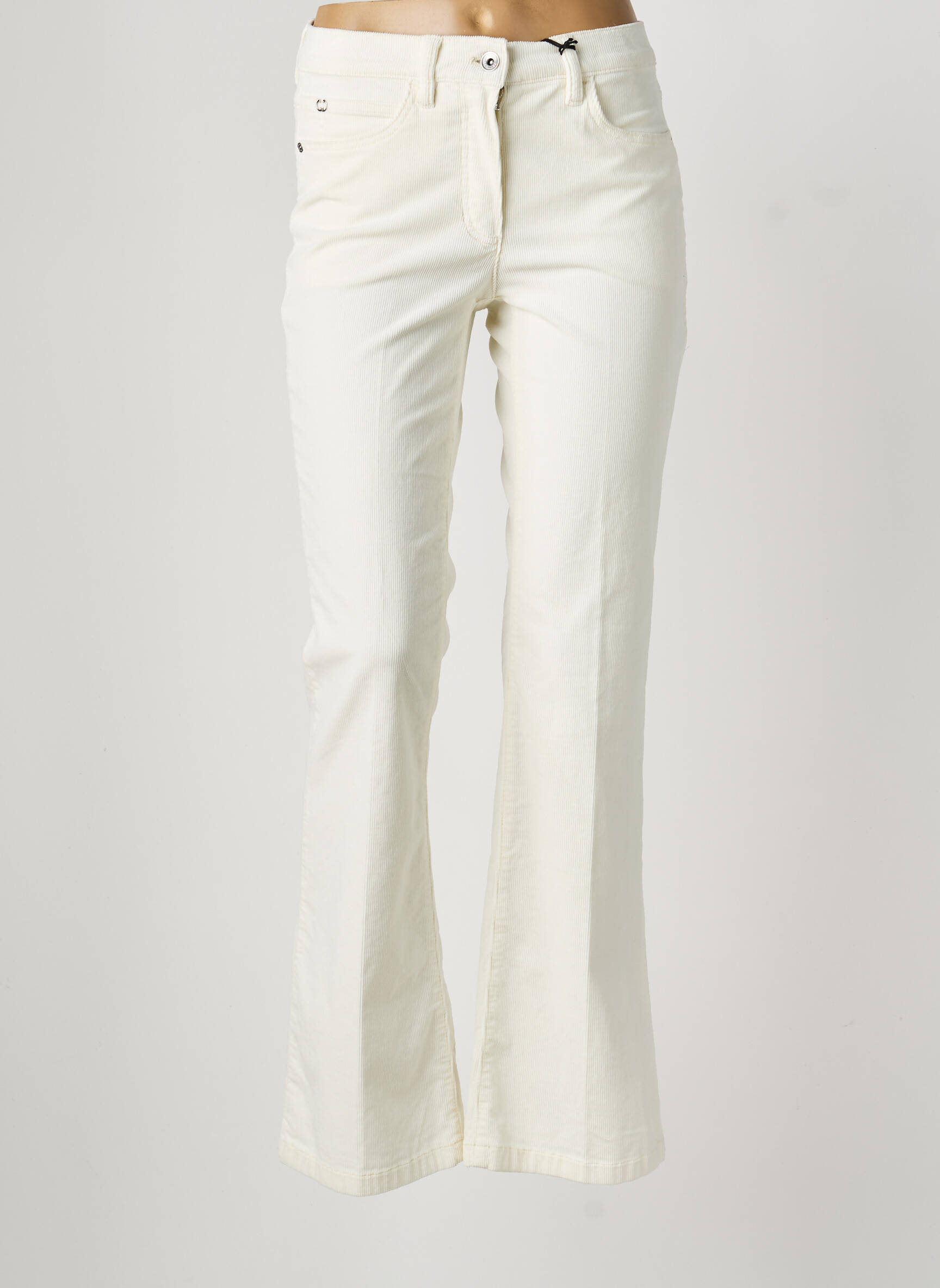Pantalon flare stretch taille normale beige GERRY WEBER femme