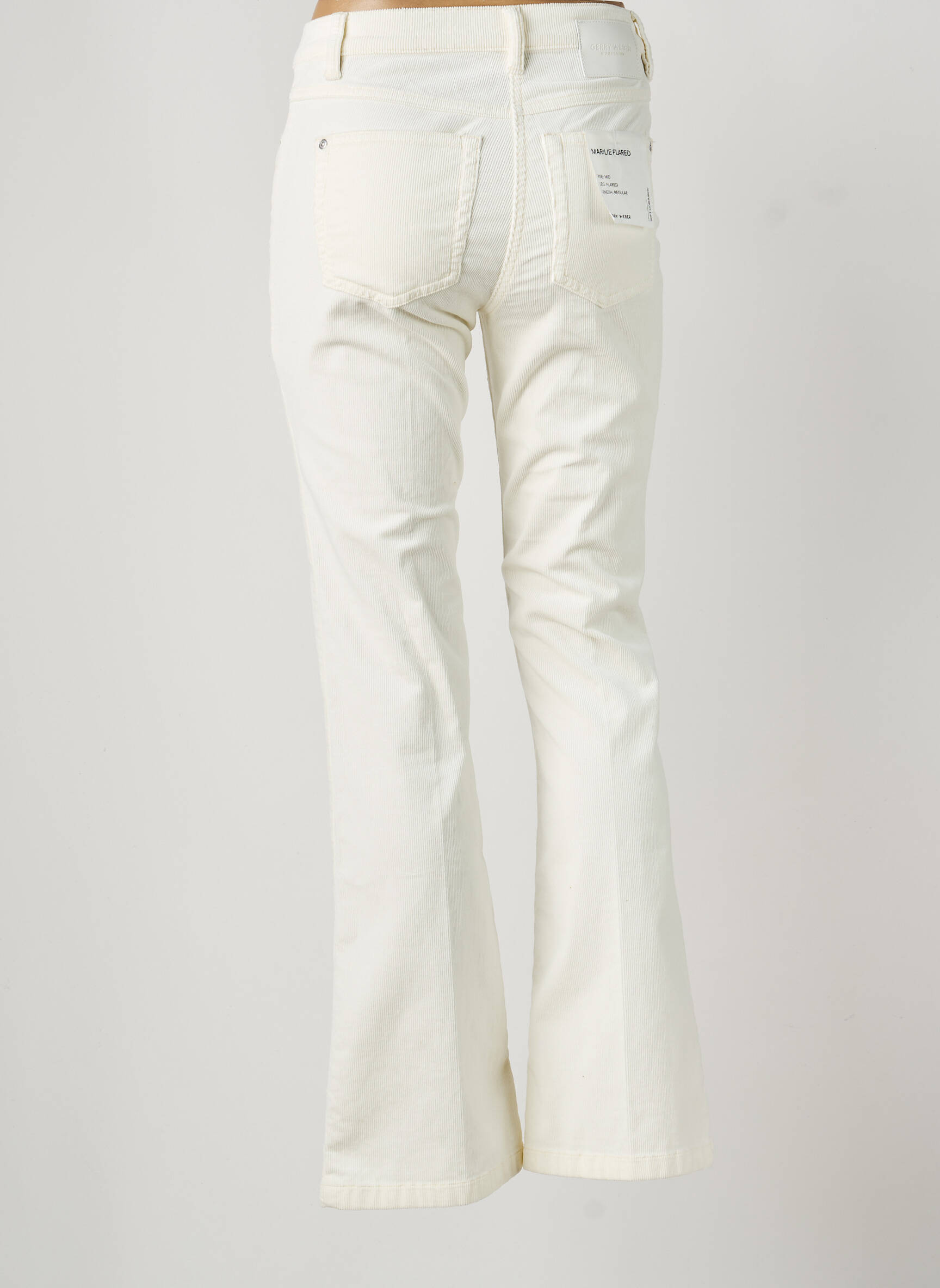 Pantalon flare stretch taille normale beige GERRY WEBER femme