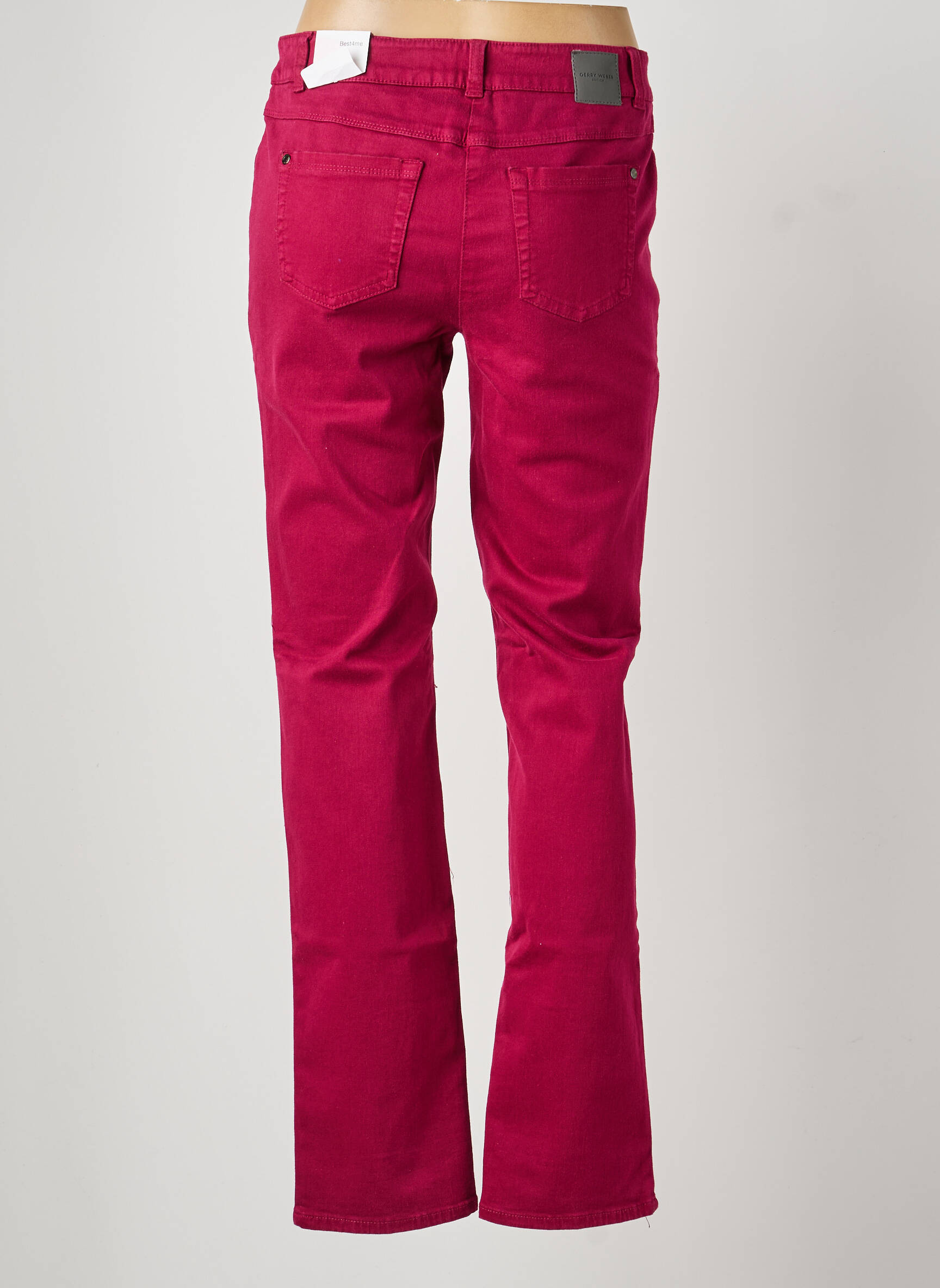 Jeans coupe slim tissage brut taille normale violet GERRY WEBER femme