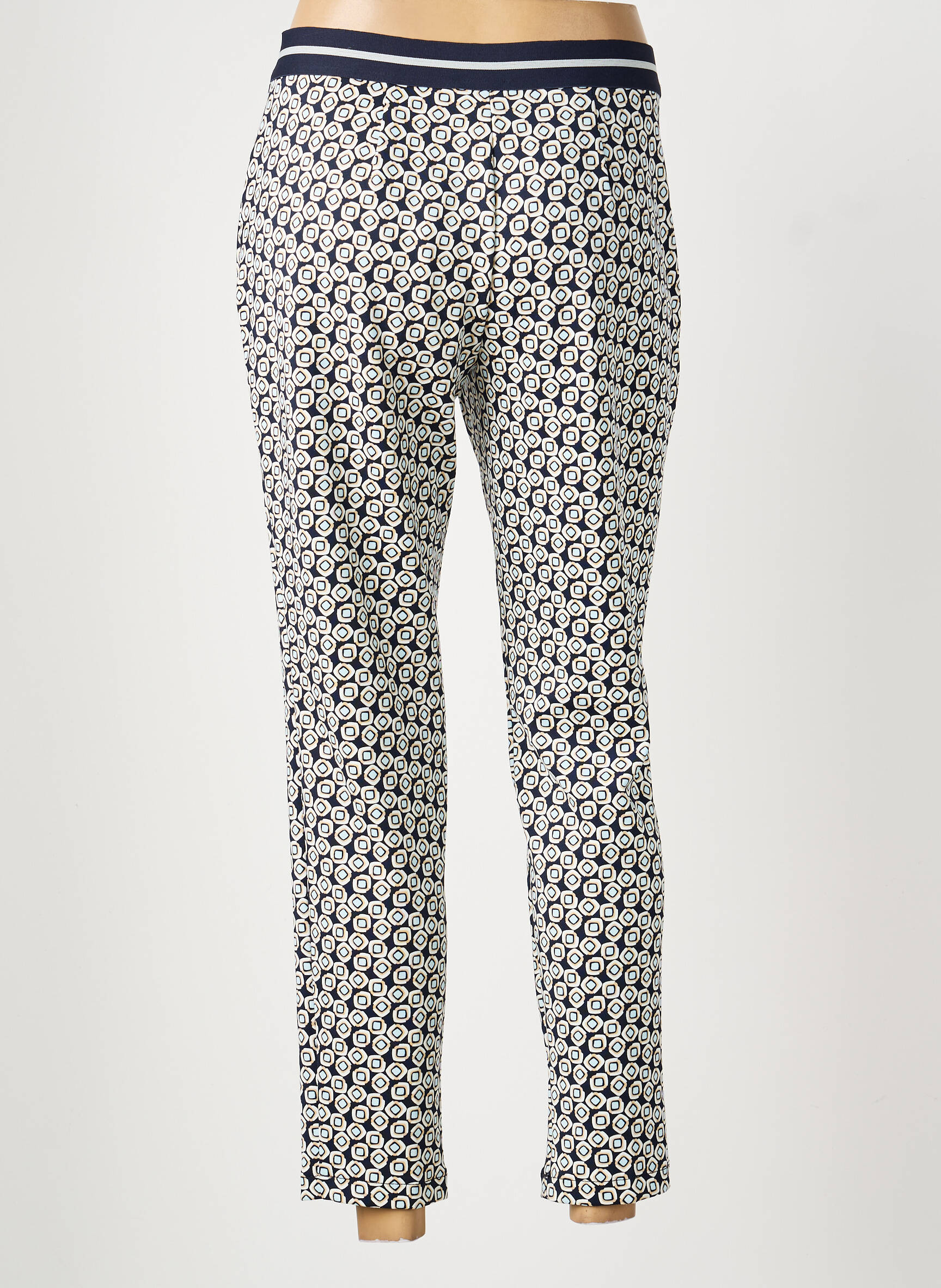 Pantalon 7/8 stretch taille normale noir GERRY WEBER femme