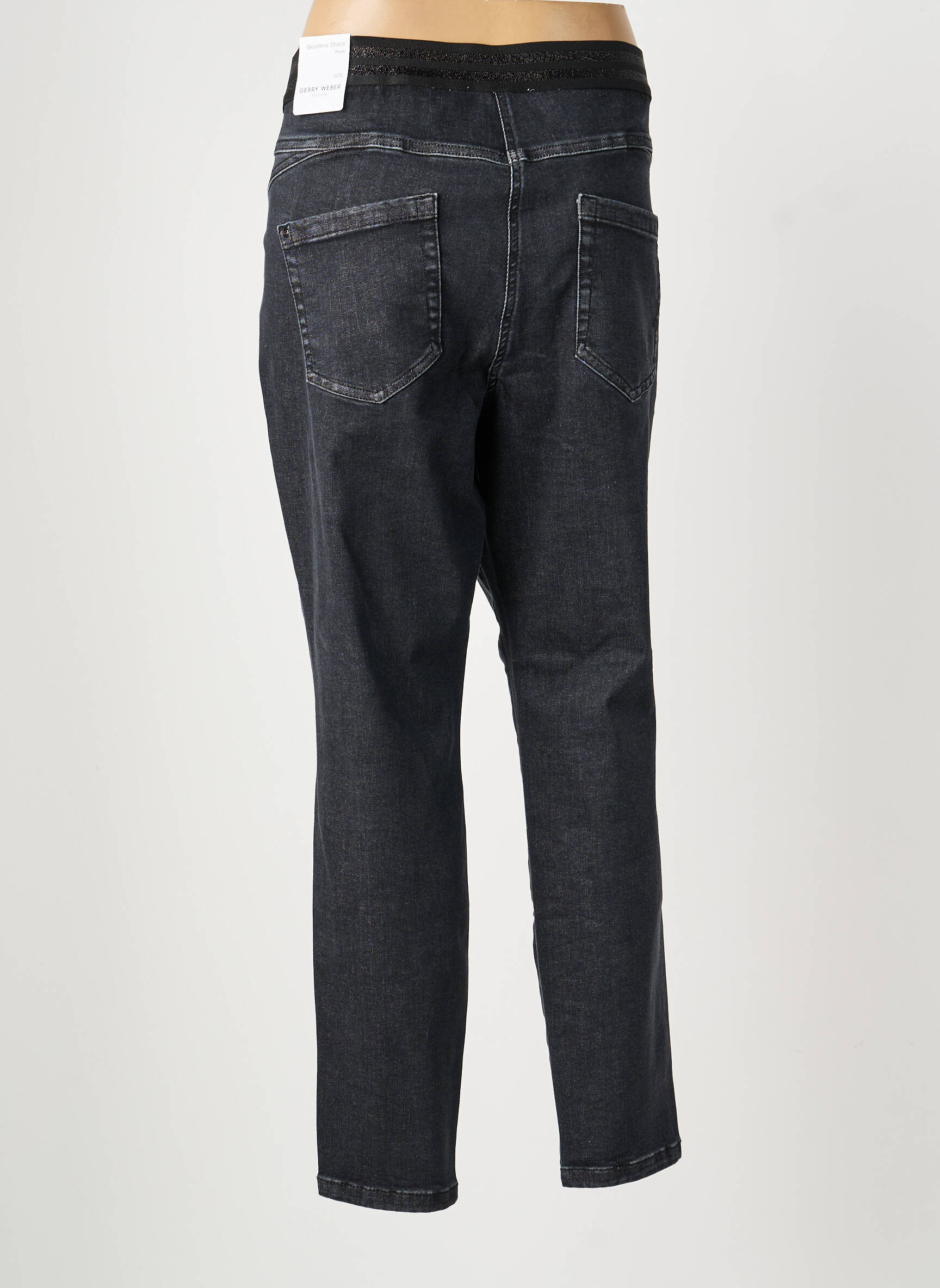 Jeans coupe slim tissage brut taille normale gris GERRY WEBER femme