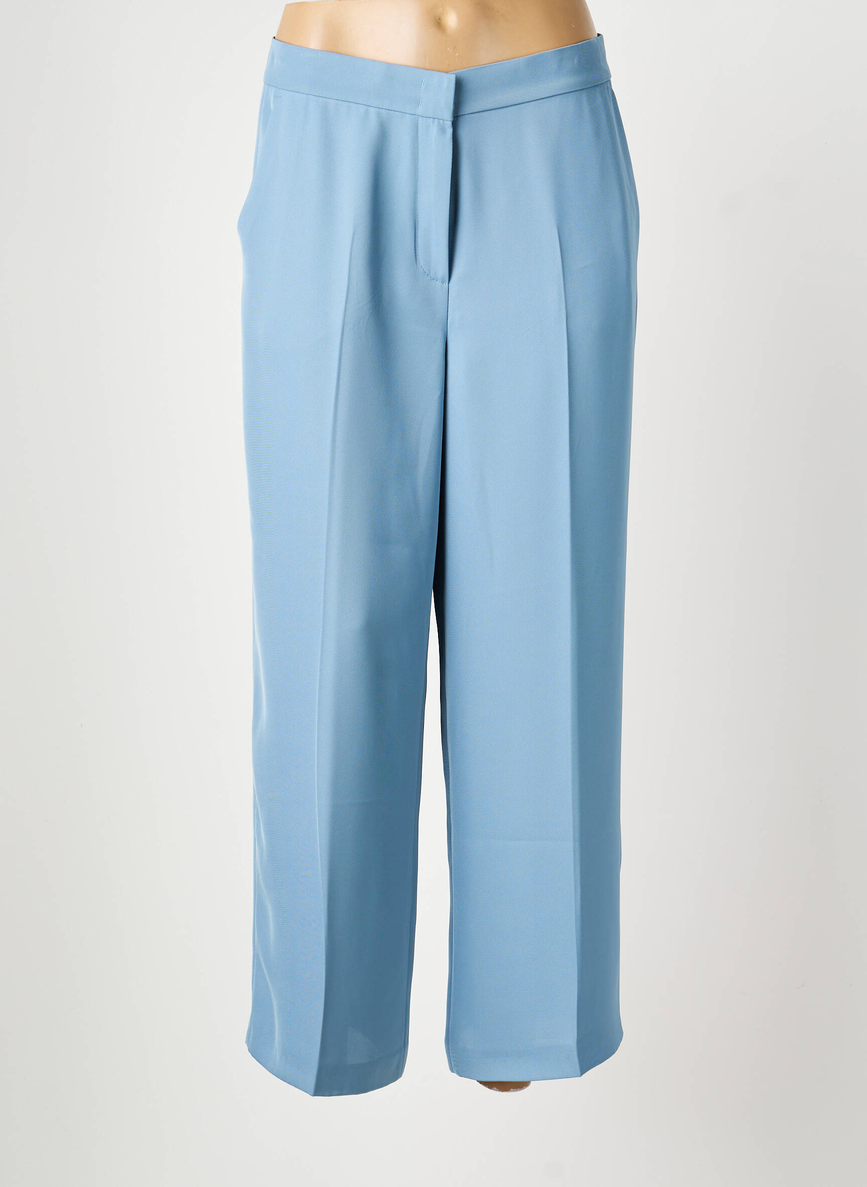 Pantalon chino tissage popeline taille normale bleu GERRY WEBER femme