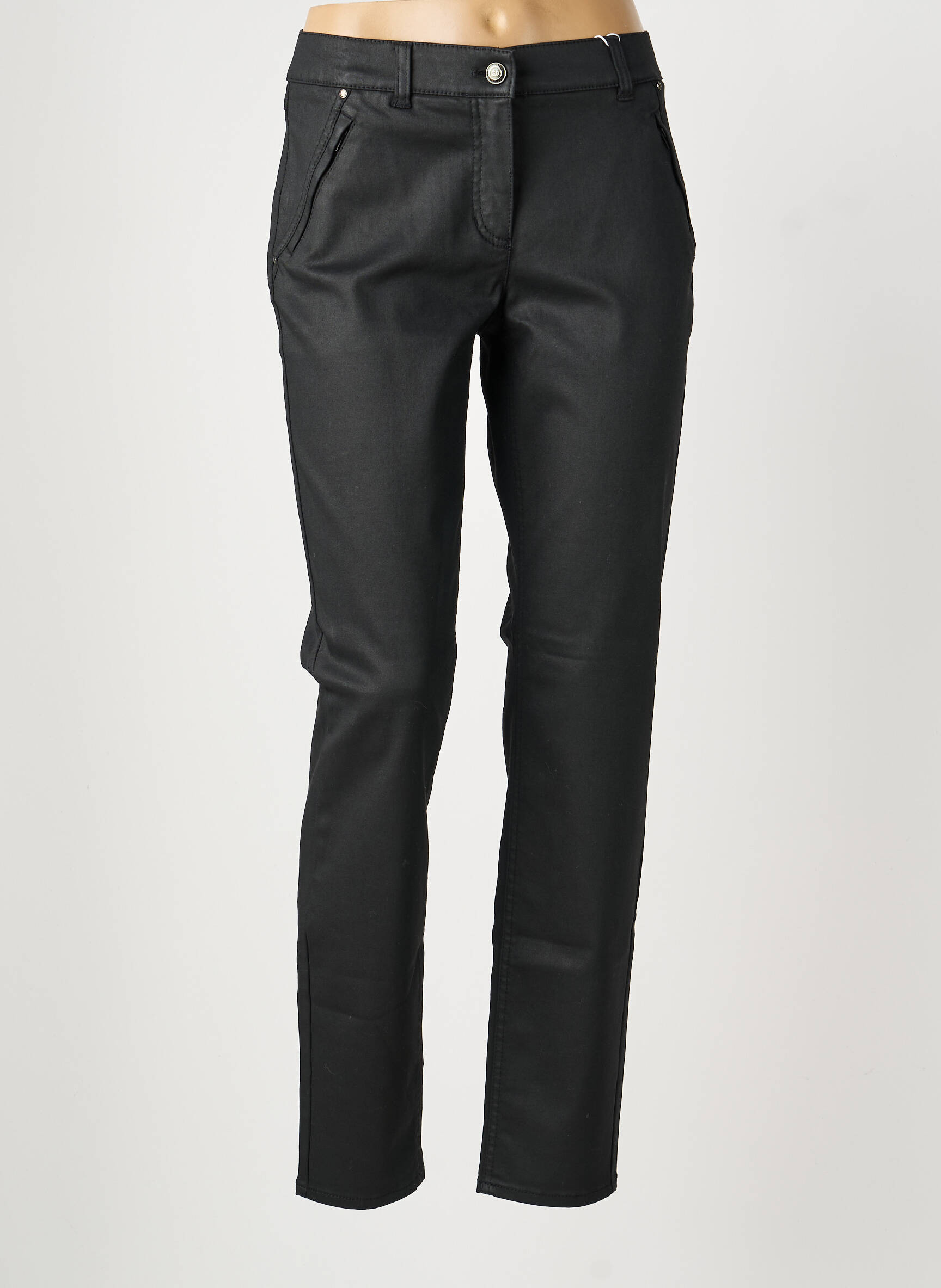Pantalon slim stretch taille normale noir GERRY WEBER femme