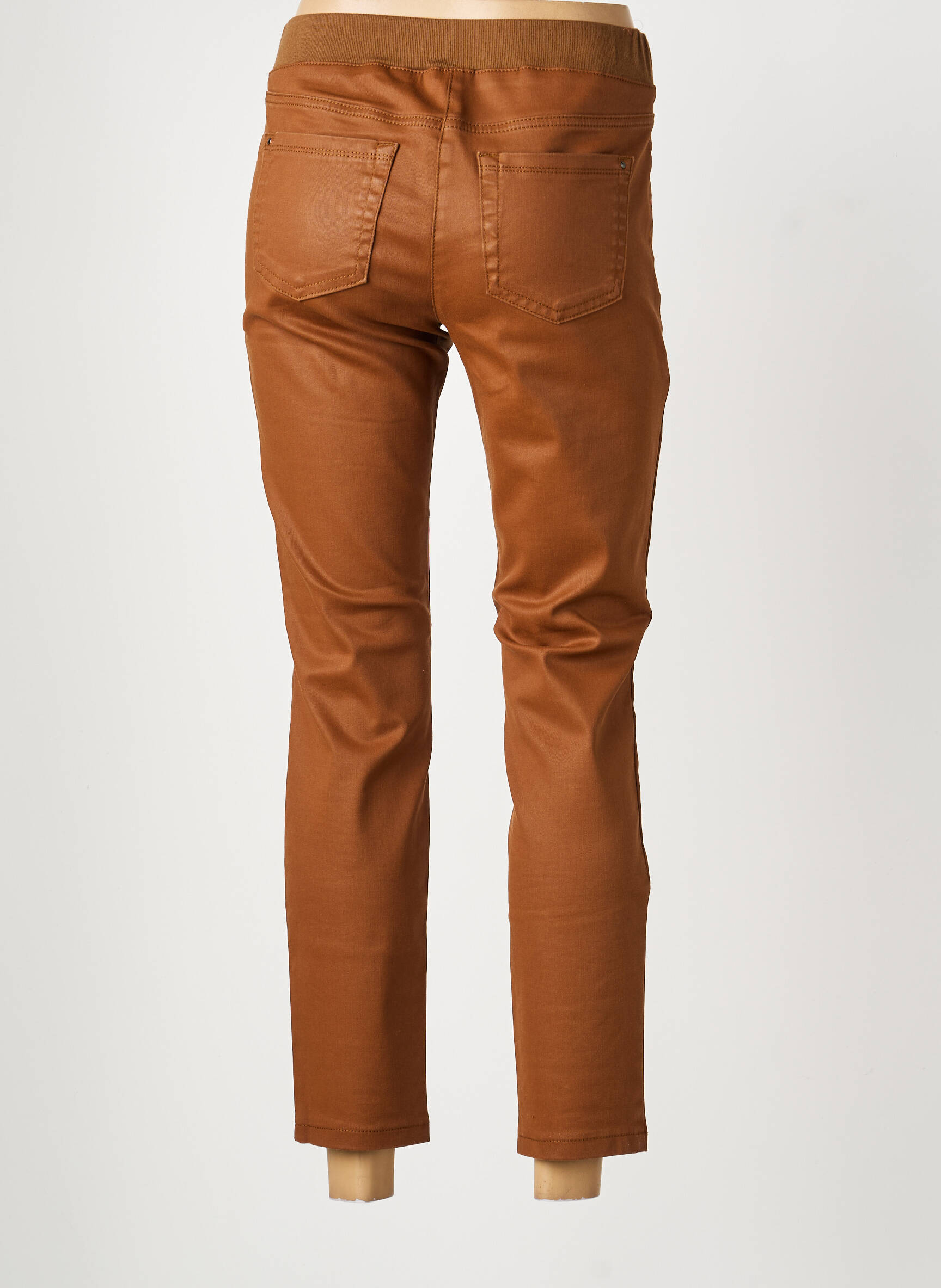 Pantalon slim taille élastique taille normale marron GERRY WEBER femme