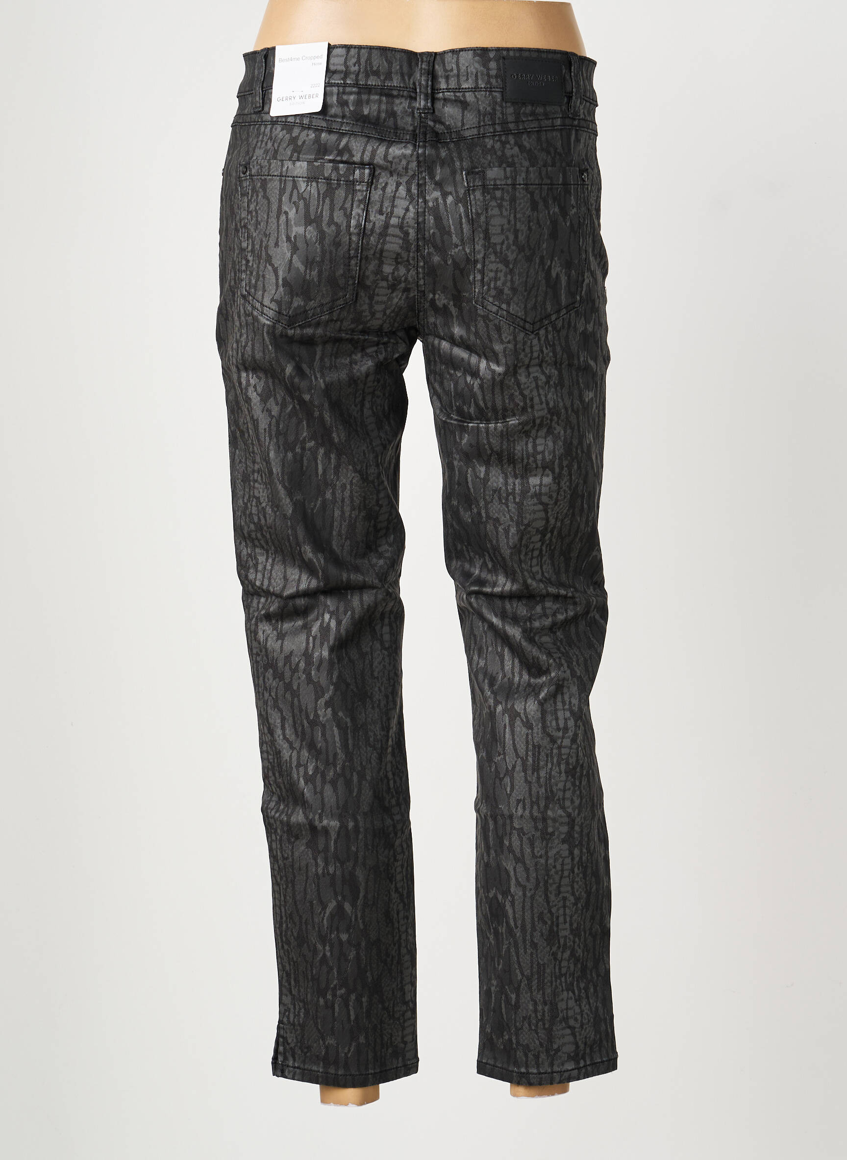 Jeans coupe slim taille normale taille normale noir GERRY WEBER femme