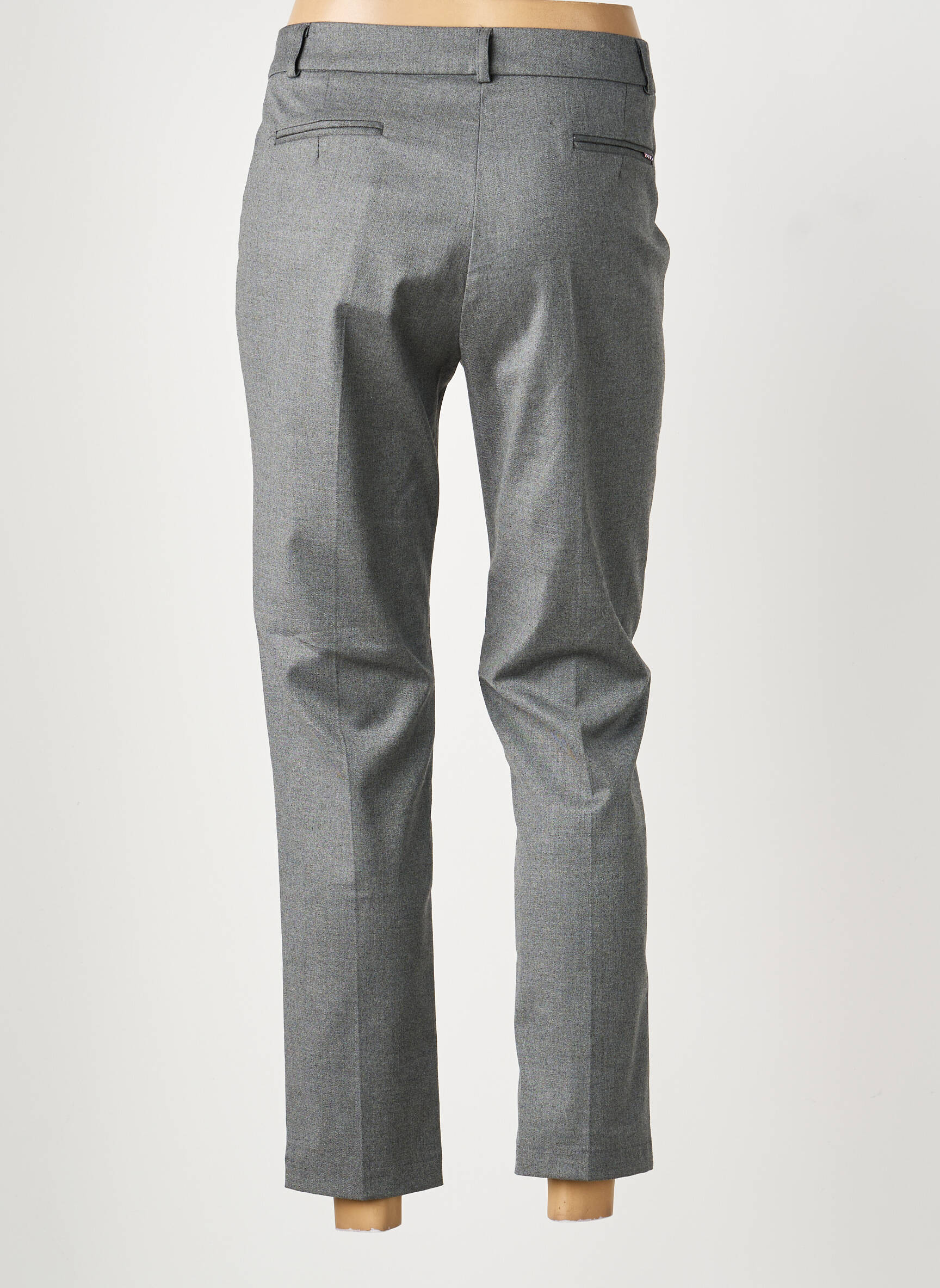 Pantalon chino taille normale taille normale gris LA PETITE FRANCAISE femme