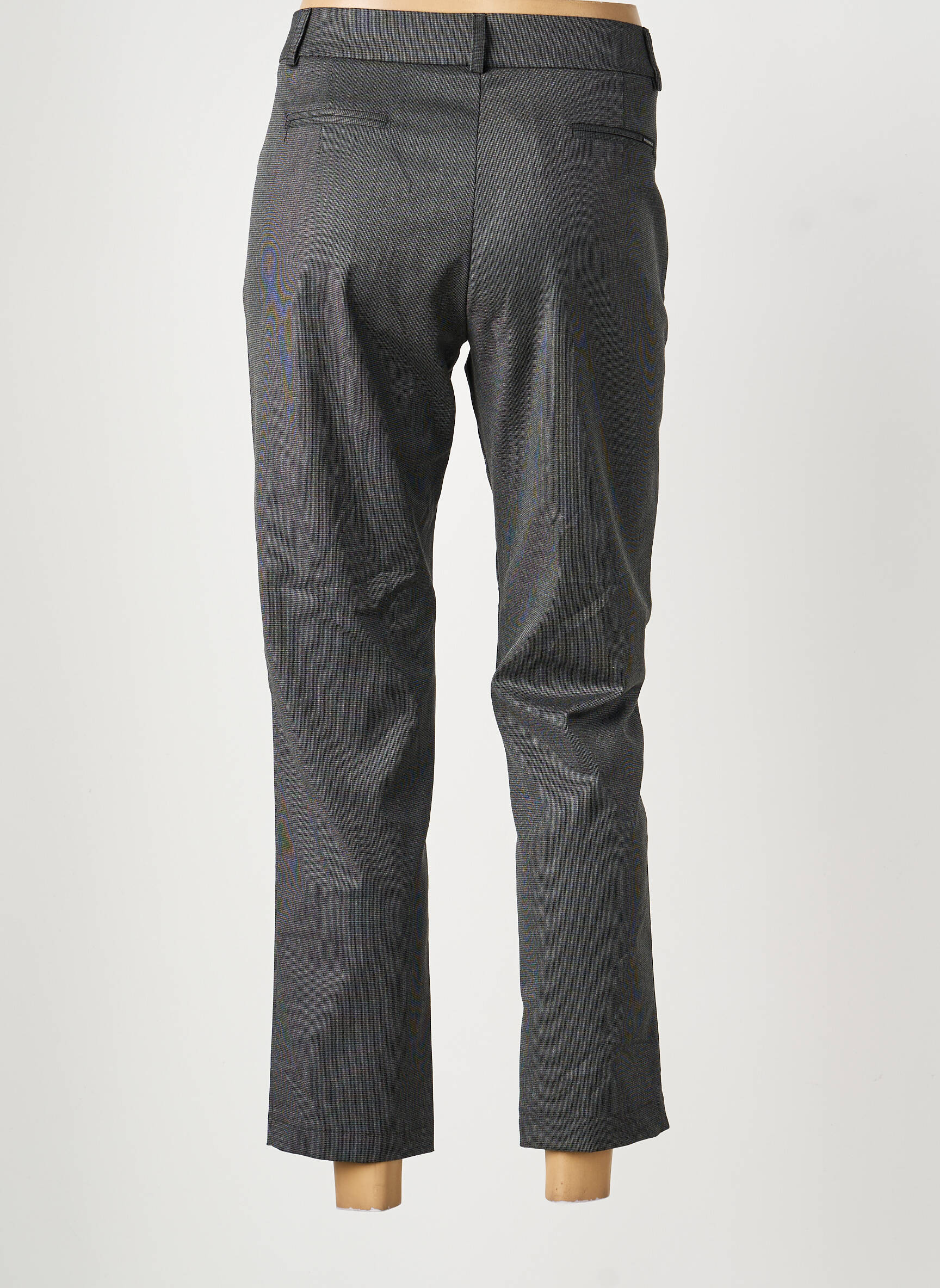 Pantalon chino taille normale taille normale gris LA PETITE FRANCAISE femme