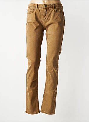 Jeans coupe droite stretch taille normale marron GERARD DAREL femme