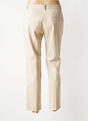Pantalon chino stretch taille haute beige GERARD DAREL femme