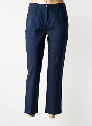 Pantalon chino stretch taille haute bleu GERARD DAREL femme