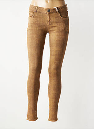 Pantalon slim stretch taille normale marron SILVIAN HEACH femme