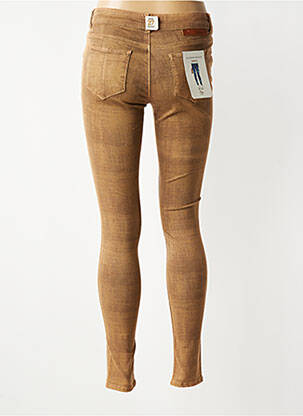 Pantalon slim stretch taille normale marron SILVIAN HEACH femme