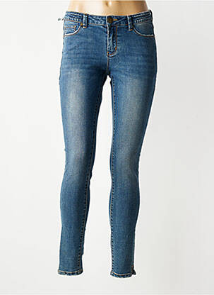 Jeans coupe slim stretch taille normale bleu SILVIAN HEACH femme