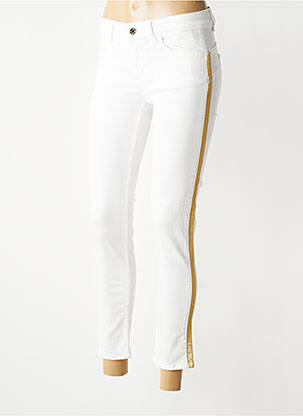 Jeans coupe slim sélection denim taille normale blanc LIU JO femme