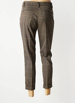 Pantalon 7/8 stretch taille normale marron LIU JO femme