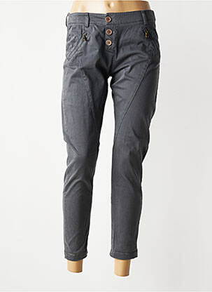 Pantalon 7/8 stretch taille normale gris KOSMIKA femme