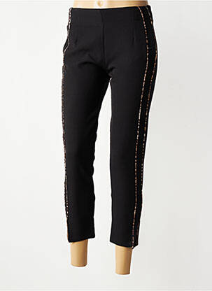 Pantalon 7/8 stretch taille normale noir MARKUP femme
