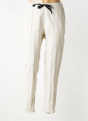 Pantalon droit taille élastique taille normale bleu BELLEROSE femme