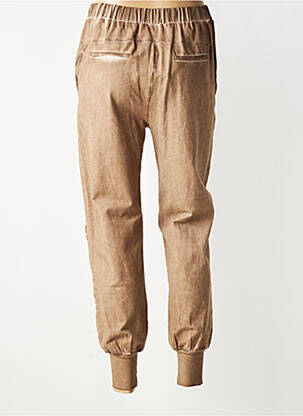 Pantalon droit stretch taille normale marron NÜ femme