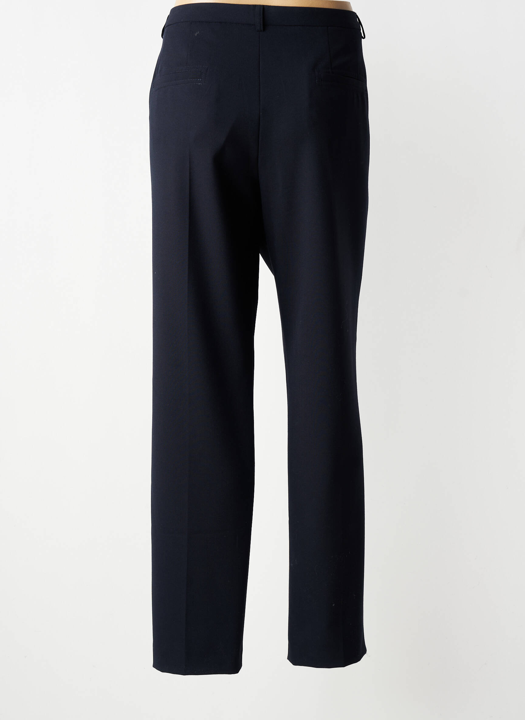 Pantalon droit tissage crêpe taille normale bleu GERARD DAREL femme