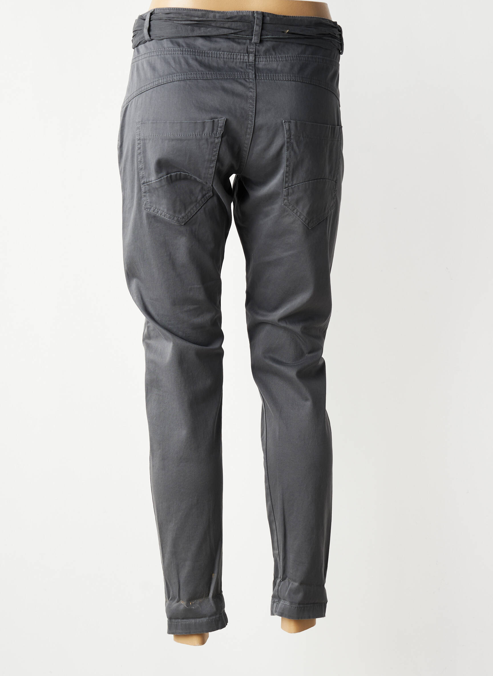 Pantalon 7/8 stretch taille normale gris KOSMIKA femme