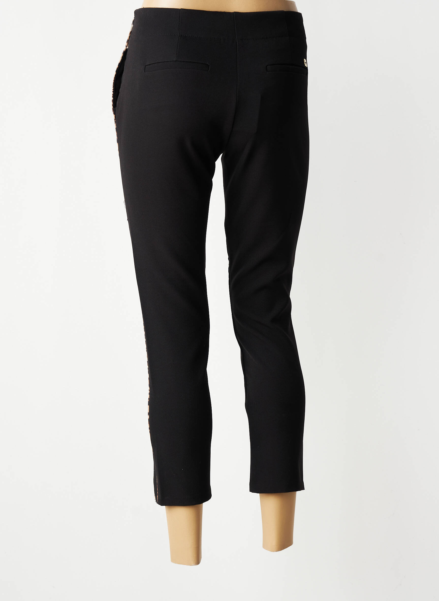 Pantalon 7/8 stretch taille normale noir MARKUP femme