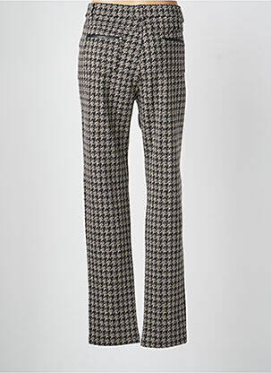 Pantalon droit taille élastique noir TINTA femme