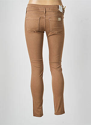 Pantalon slim skinny marron FIVE femme