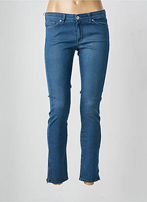 Pantalon slim poches bleu RENHSEN femme