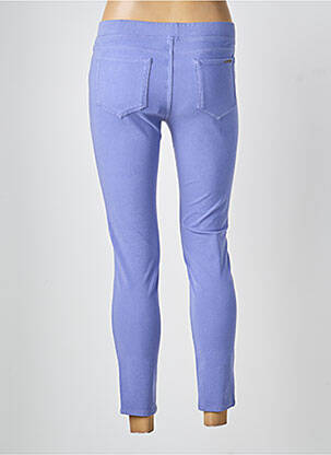 Pantalon 7/8 taille élastique bleu 0039 ITALY femme