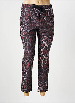 Pantalon droit taille élastique noir ACCESS FASHION femme