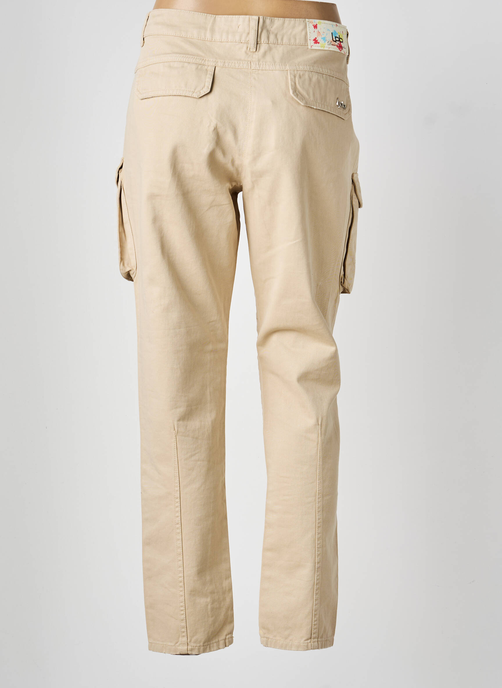 Pantalon cargo poches beige LPB LES PETITES BOMBES  femme