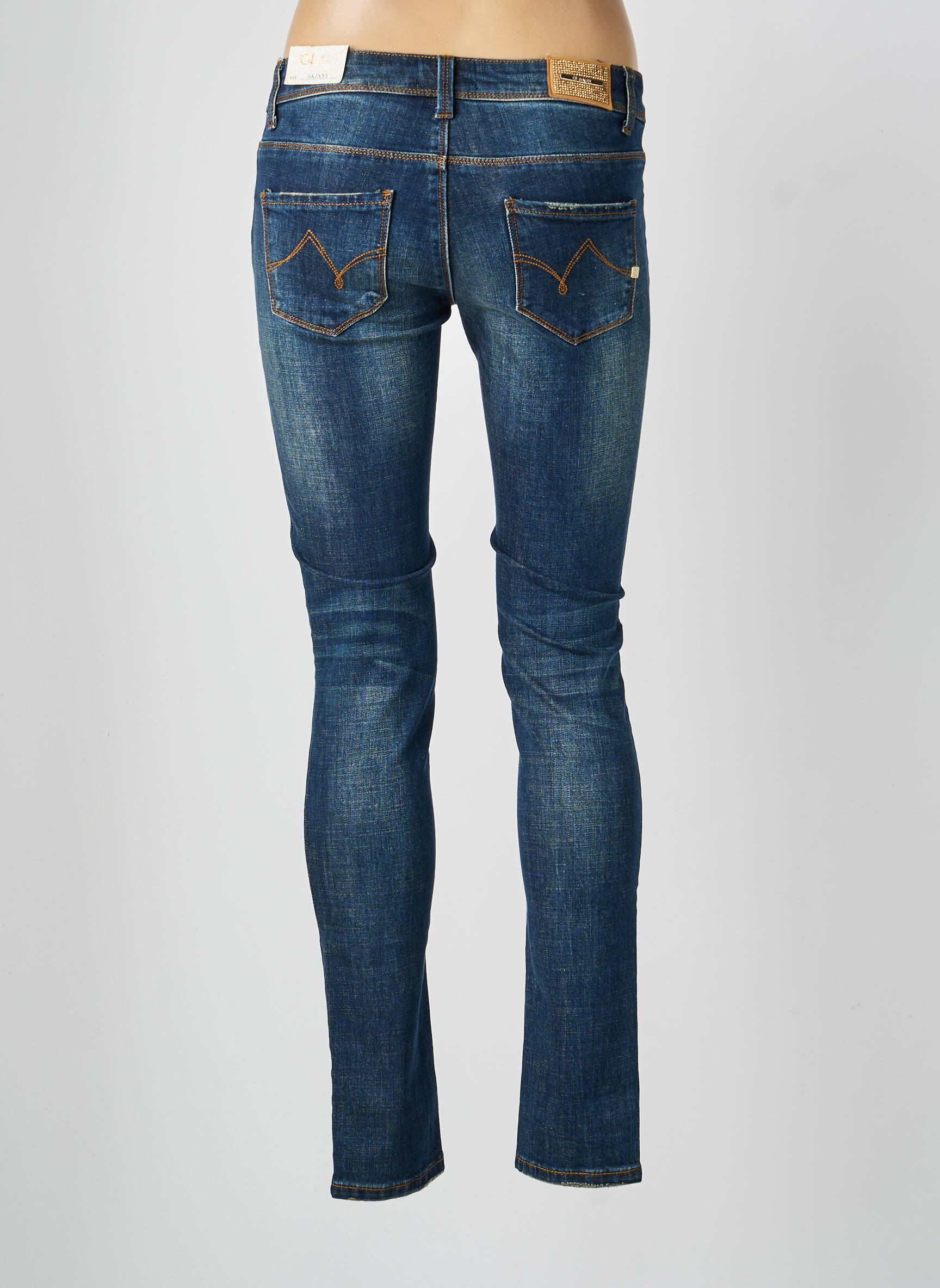 Jeans skinny poches bleu GAUDI femme