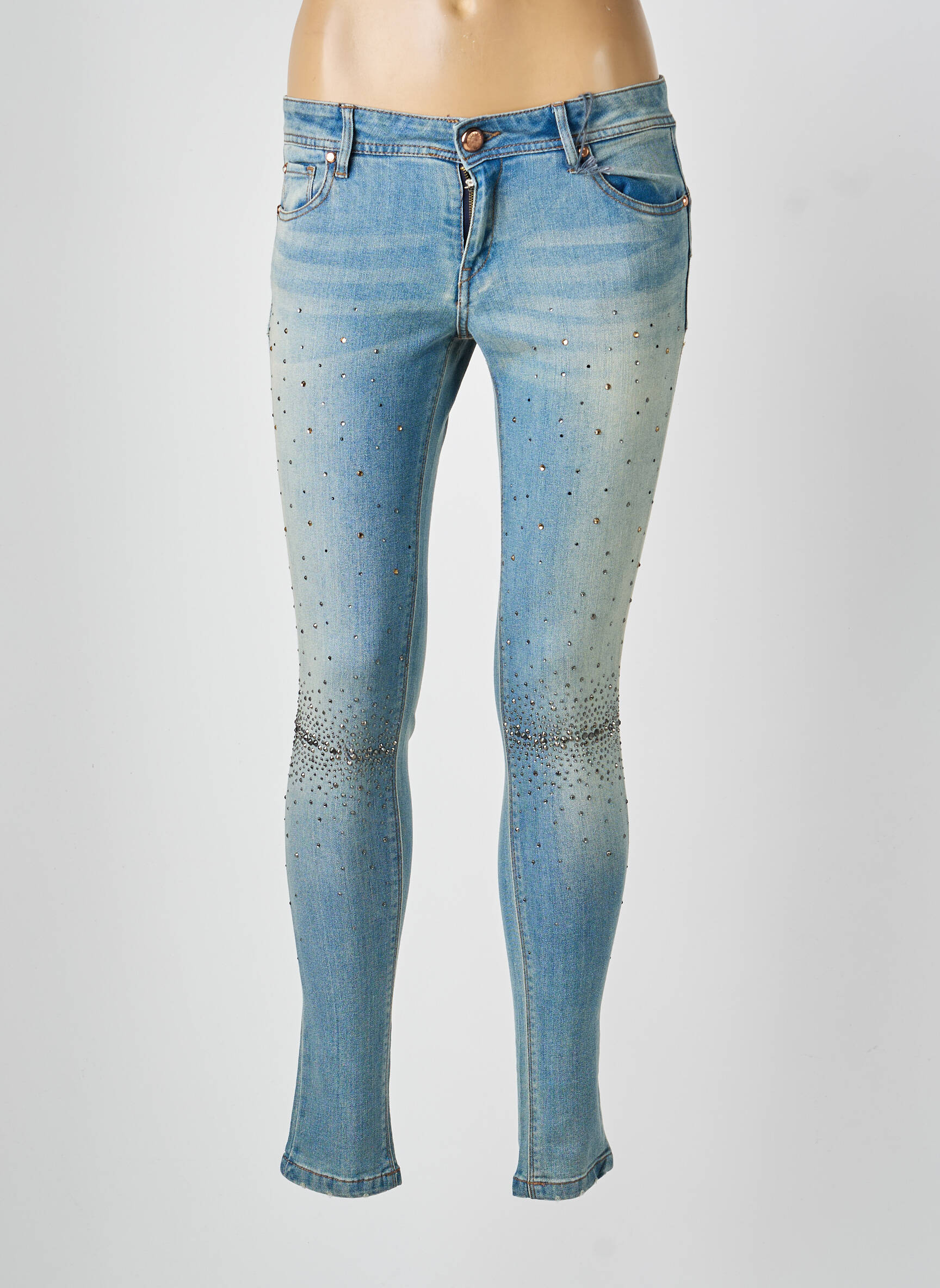 Jeans skinny poches bleu GAUDI femme