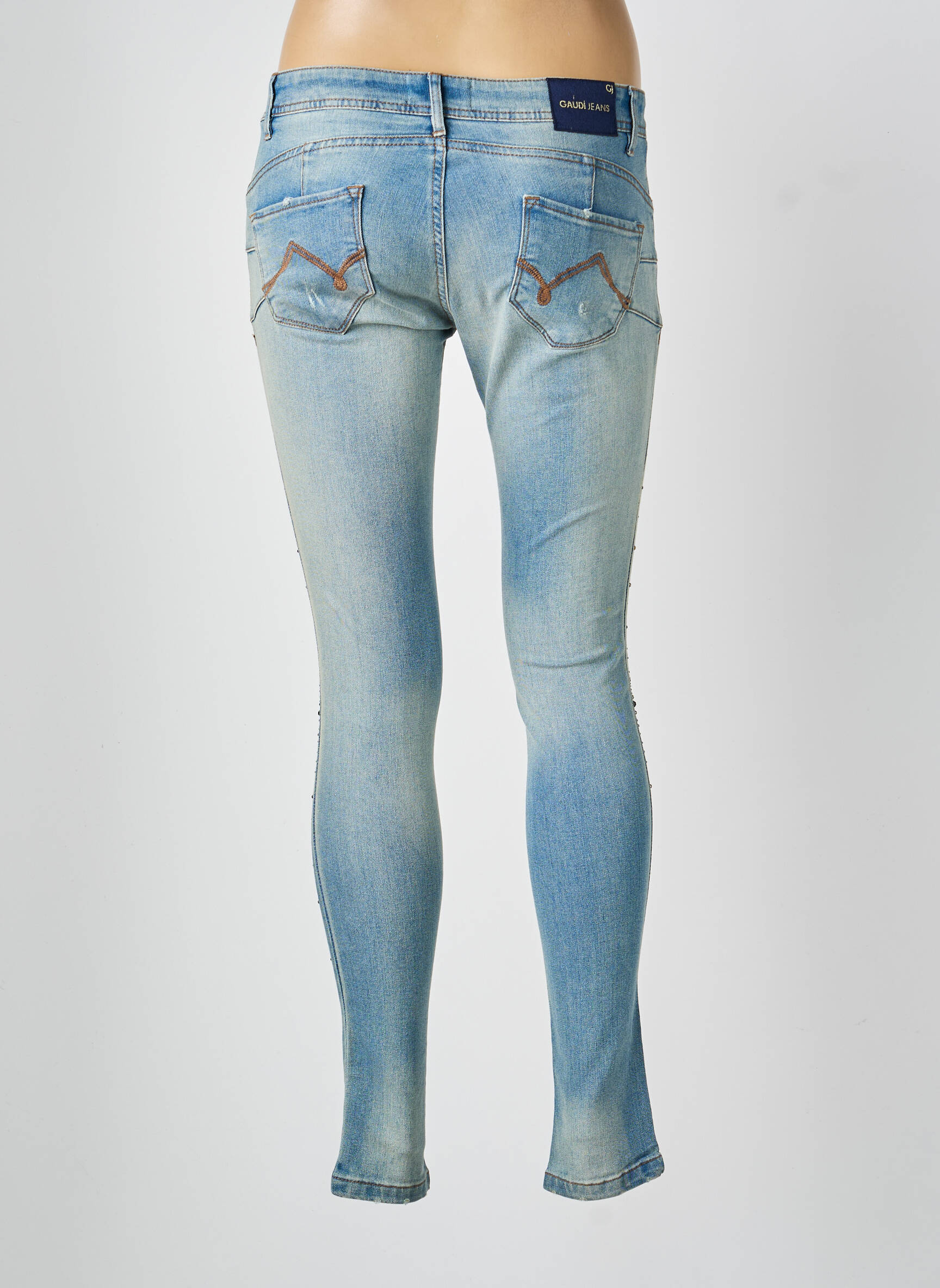 Jeans skinny poches bleu GAUDI femme