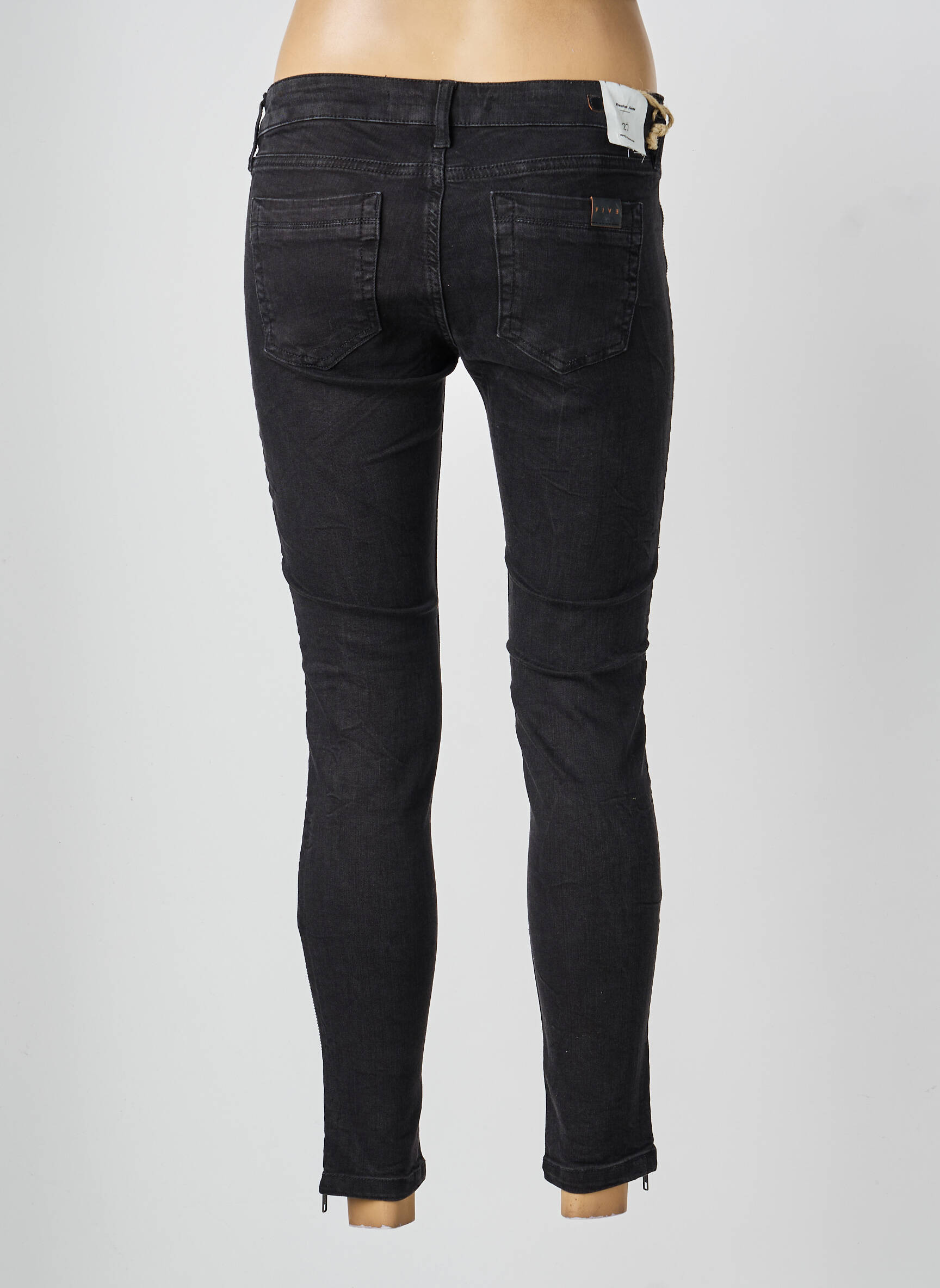 Jeans skinny poches noir FIVE femme