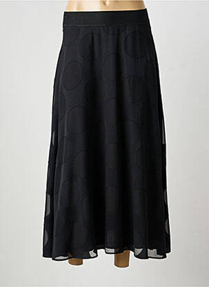 Jupe longue fermeture zippée au dos noir BELAIR femme