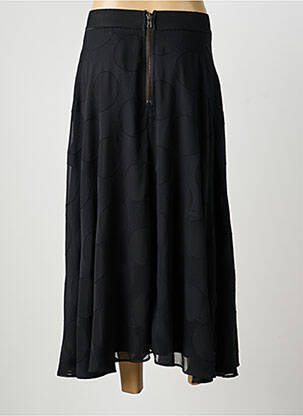 Jupe longue fermeture zippée au dos noir BELAIR femme