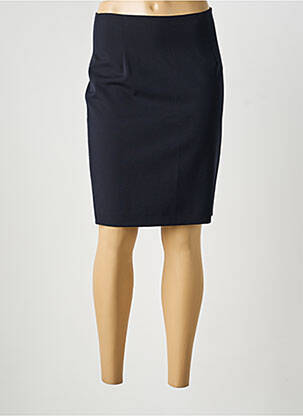 Jupe mi-longue stretch bleu ARMANI femme