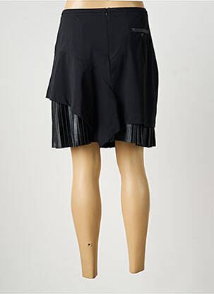 Jupe mi-longue coupe droite noir INDIES femme