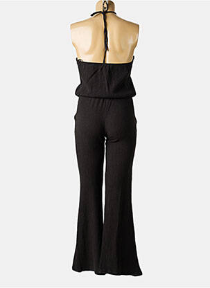 Combi-pantalon tissage crêpe sans manche noir BELAIR femme