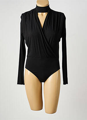 Body col rond manches longues noir ARTIGLI femme