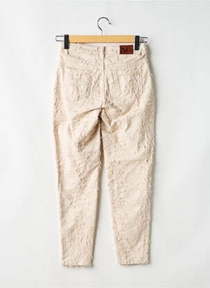 Jeans coupe slim taille normale taille normale beige NÜ femme