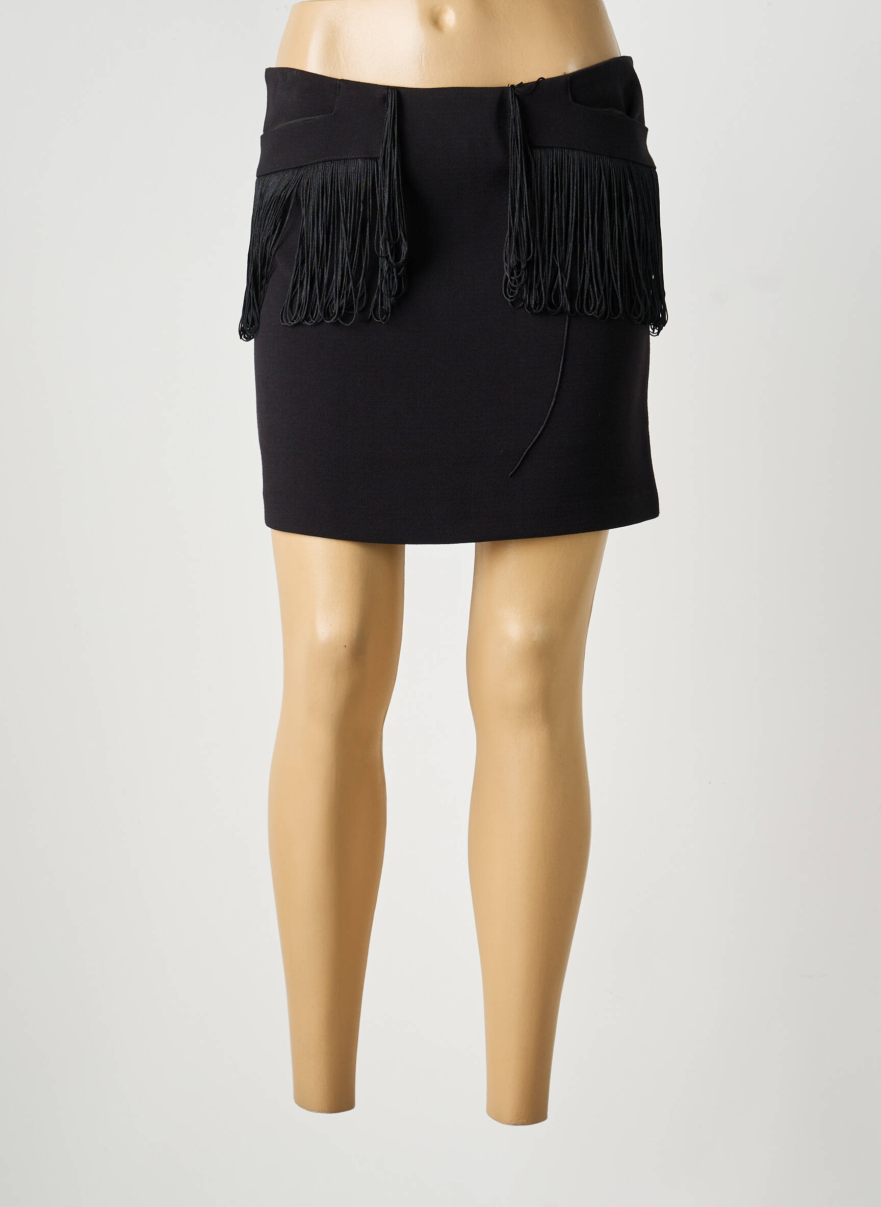 Jupe courte poches noir BELAIR femme