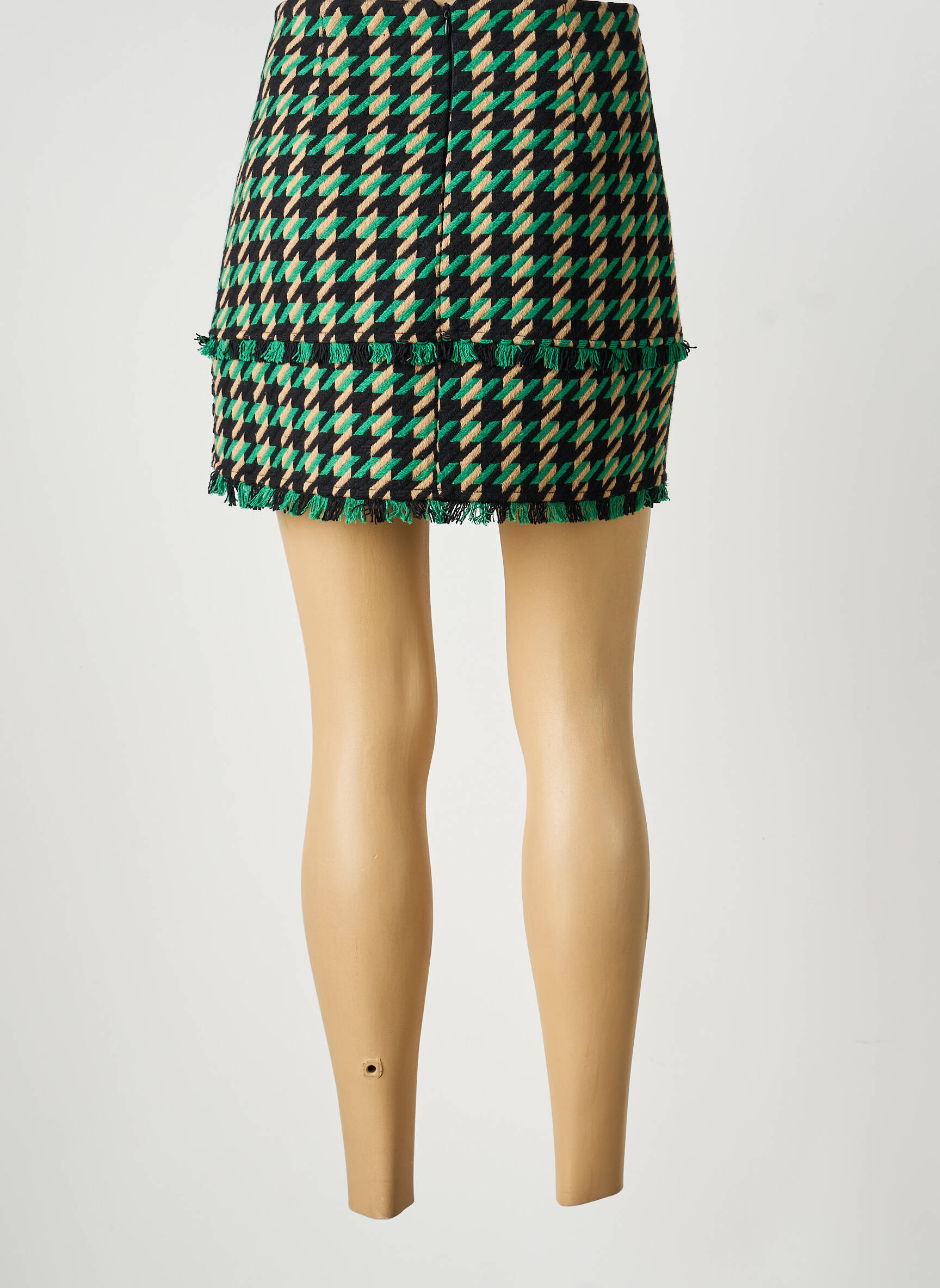Jupe courte doublure vert ACCESS FASHION femme