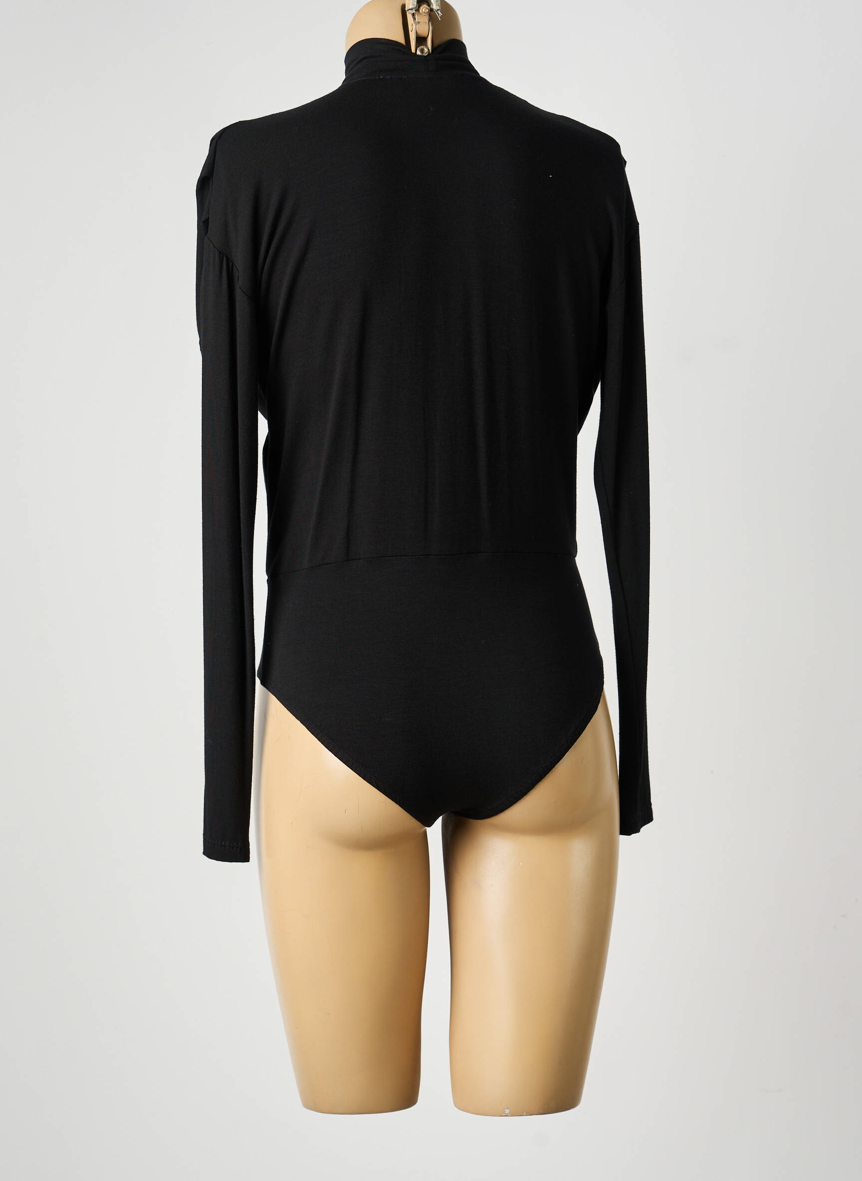 Body col rond manches longues noir ARTIGLI femme