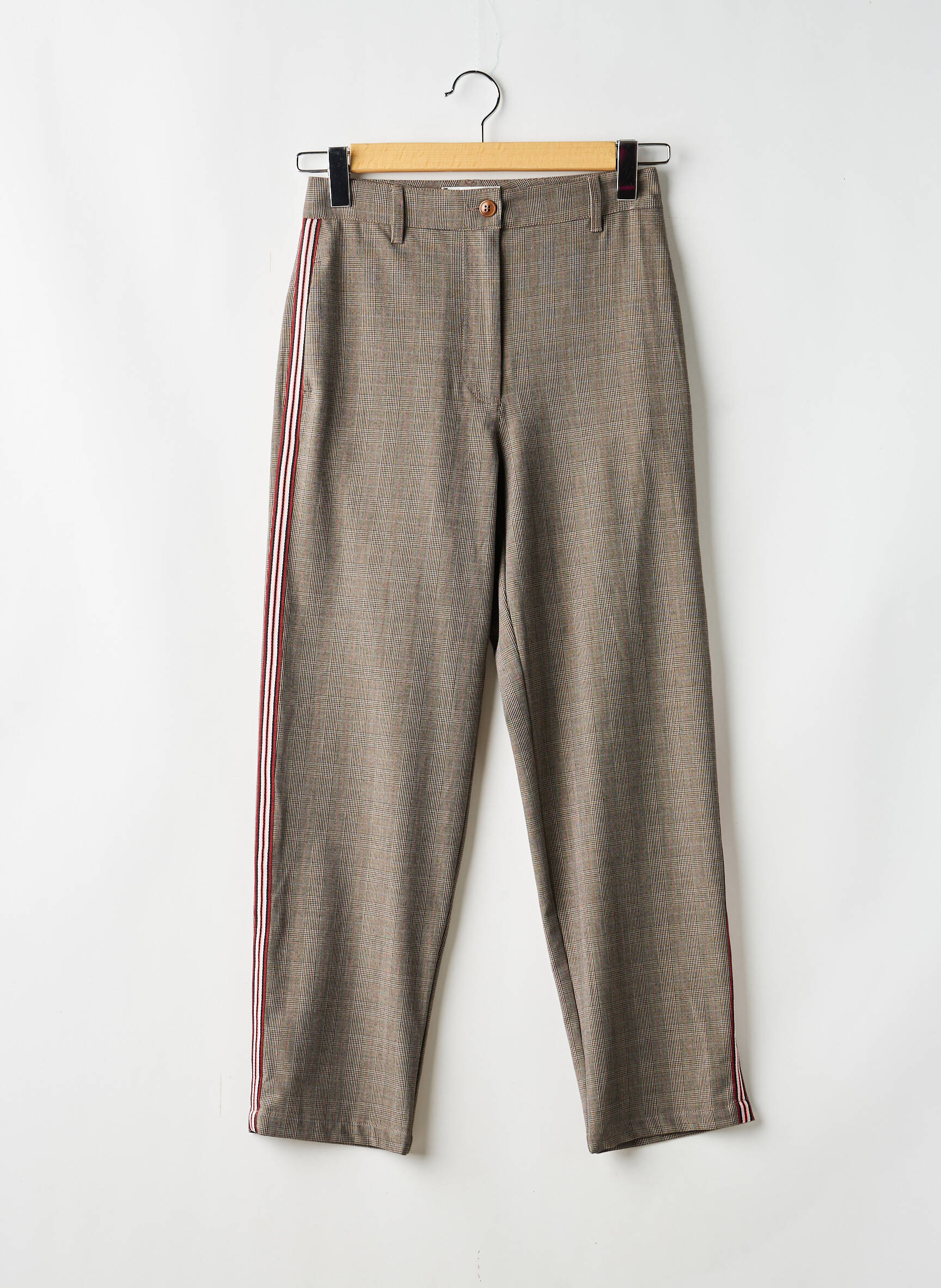 Pantalon droit stretch taille normale gris ANTWRP femme