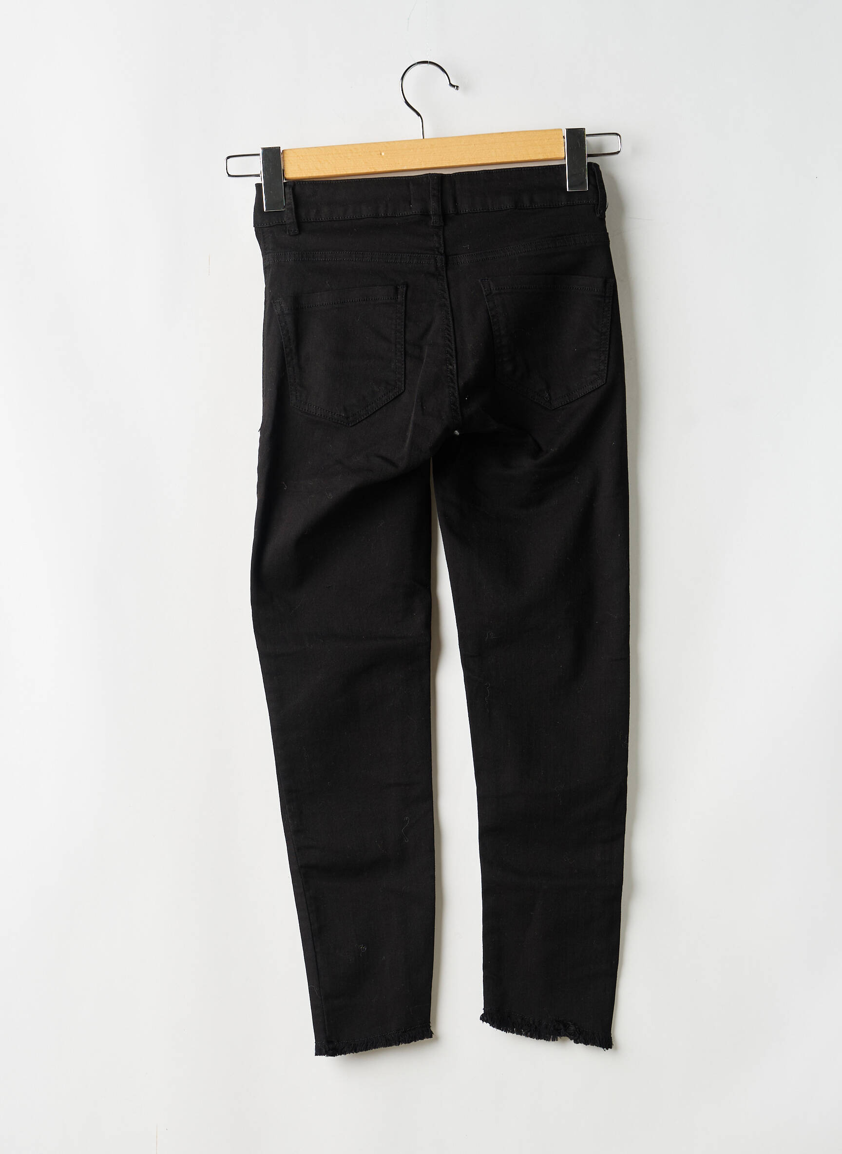 Pantacourt stretch taille normale noir BELAIR femme