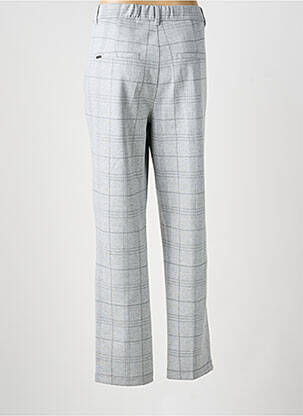 Pantalon chino fermeture zippée sous rabat boutonné taille normale gris STREET ONE femme